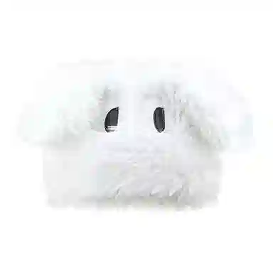 恩僾德 可爱搞怪小狗帽子女秋冬季毛绒帽大眼睛小众百搭可爱护耳加厚高颜值学生显脸小帽子潮 聚酯纤维 绒线帽 男女同款情侣款