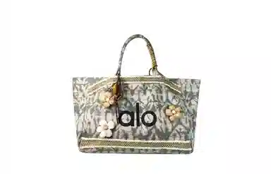 alo yoga Denim Star Tote Bag