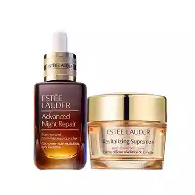 雅诗兰黛 小棕瓶修护淡纹 护肤套装 滋润补水 精华+胶原精华乳霜