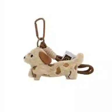 Danqin Mini Dachshund Plush Keychain