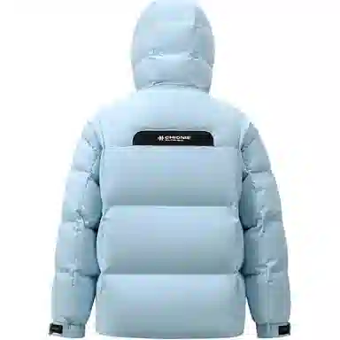 鸭鸭 时尚韩版冬季连帽保暖舒适高质量百搭潮流纯色简约羽绒服 男女同款