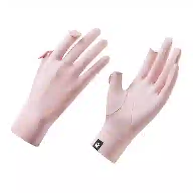 山一丸 电动车防滑薄款可触屏 云朵原纱 手套 女款