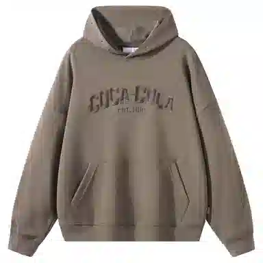 Coca-Cola Logo Embroidered Hoodie