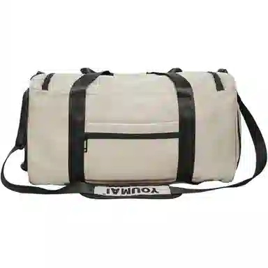 彤彤兔 拉链开合大容量休闲简约 尼龙 旅行包 男女同款情侣款 黑色/粉色/卡其色/黄绿色/黄色/军绿色