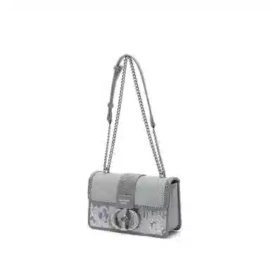 SEPTWOLVES PU Shoulder Bag Gray