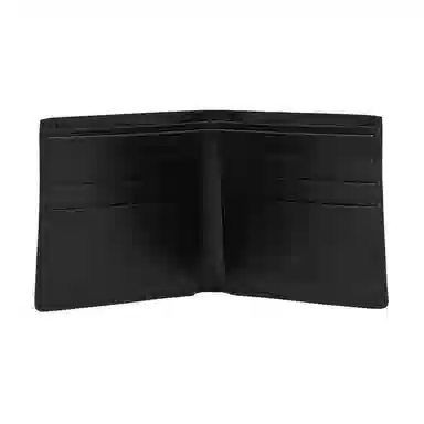 Versace Vintage Monogram Fold Wallet Black Gray