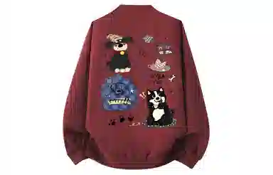 AYEA Vintage Cartoon Dog Logo Jacket