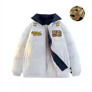 ROBINHOOD Thick Colorblock Down Jacket