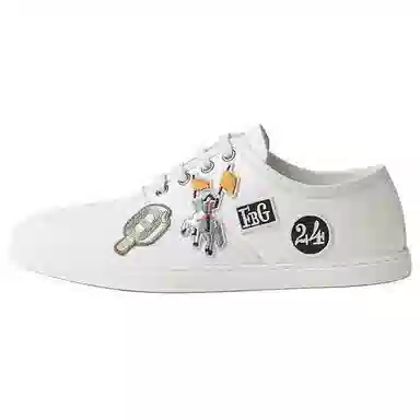 Hermes Innocent Canvas Low Top Sneakers White