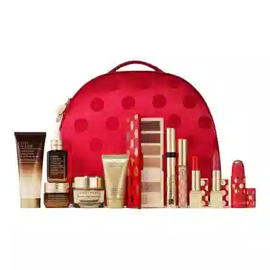 雅诗兰黛 魅力眼影盘唇膏彩妆套装 舒缓,保湿 十二件套