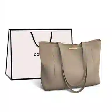 COMELY Tote Bag Light Grey/Dark Grey