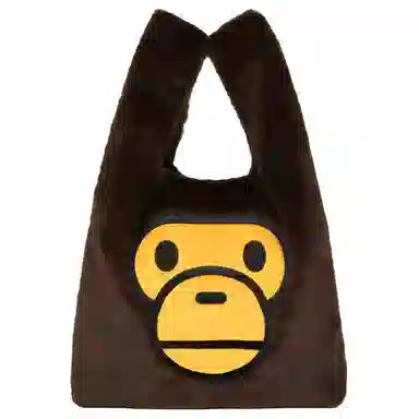 A Bathing Ape Baby Milo Tote Bag Brown