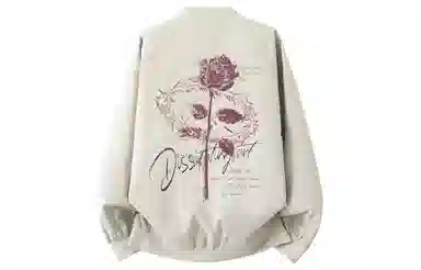 AYEA Rose Print Bomber Jacket