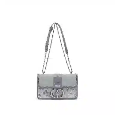 SEPTWOLVES PU Shoulder Bag Gray