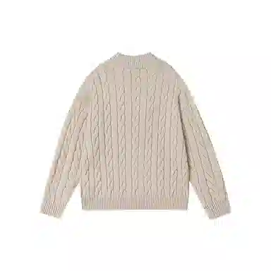 FORNINES Half-Zip Knit Sweater