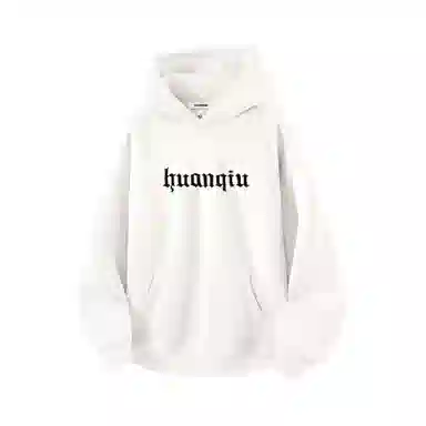 HUANQIU Logo Embroidered Hoodie