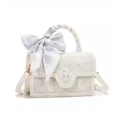 Carit&Koty Embroidered Tote Bag Small White