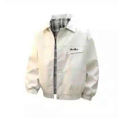 布客行 美式复古高街潮牌翻领痞帅休闲宽松百搭夹克 男女同款