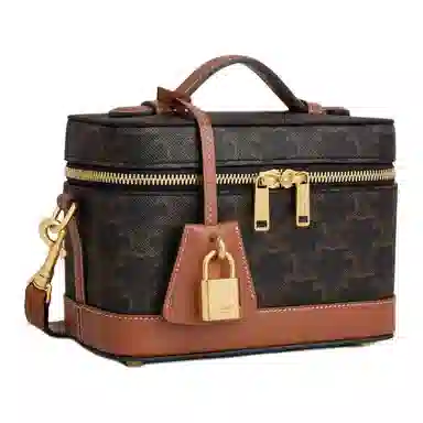Celine Triomphe Box Bag Brown