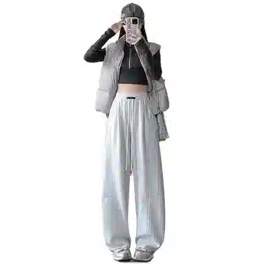棉购 春秋季高腰小个子休闲裤 女款