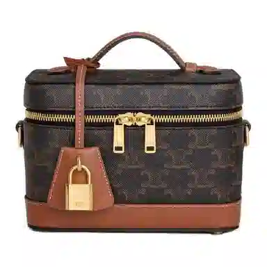 Celine Triomphe Box Bag Brown