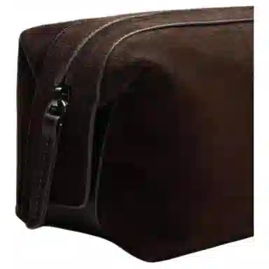 ZARA Toiletry Bag Dark Brown