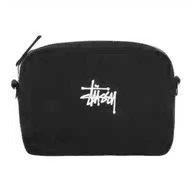 Stussy Canvas Shoulder Bag Black