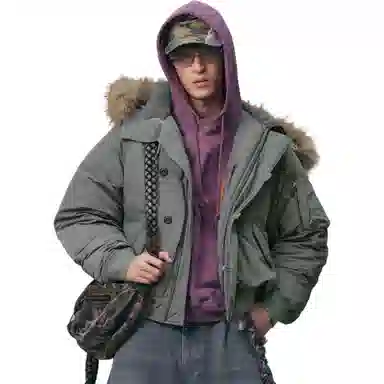 NOTHOMME Monterest N2B Windproof Detachable Fur Collar Down Jacket