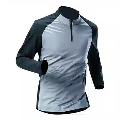 男士半拉链多功能运动长袖训练服适用于春秋季多种户外健身衣 男款