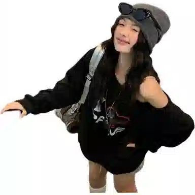 黛尔佳人 舒适时尚百搭长袖卫衣 女款