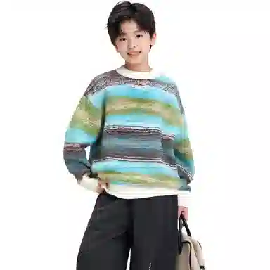 左西毛衣 渐变洋气保暖针织 儿童款