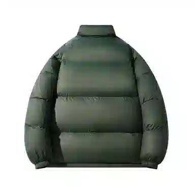 鸭鸭 新年战袍简约加厚保暖休闲宽松套头无性别连帽暗黑羽绒服 男女同款