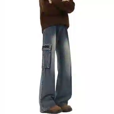 HUANQIU Vintage Cargo Jeans