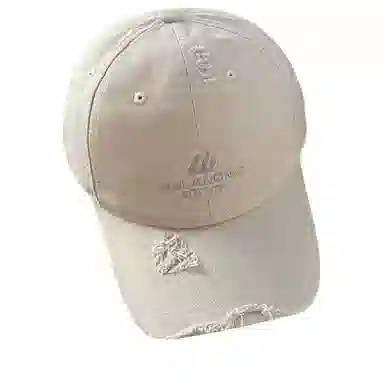 艾佳微 美式复古户外防晒遮阳帽大头围字母多色可选 棉 鸭舌帽 男女同款情侣款