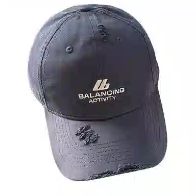 艾佳微 美式复古户外防晒遮阳帽大头围字母多色可选 棉 鸭舌帽 男女同款情侣款