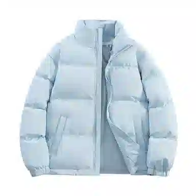 鸭鸭 美式幻影渐变新年战袍加厚保暖鸭绒休闲宽松立领短款无帽暗黑外套羽绒服 男女同款