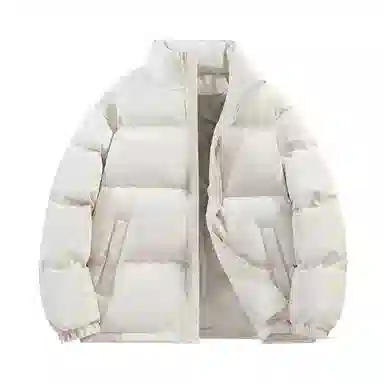 鸭鸭 美式幻影渐变新年战袍加厚保暖鸭绒休闲宽松立领短款无帽暗黑外套羽绒服 男女同款