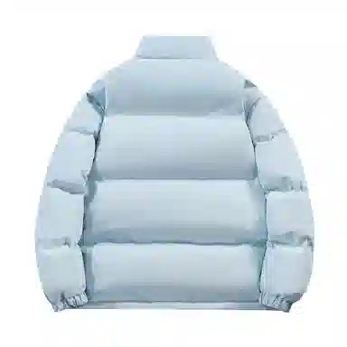 鸭鸭 美式幻影渐变新年战袍加厚保暖鸭绒休闲宽松立领短款无帽暗黑外套羽绒服 男女同款