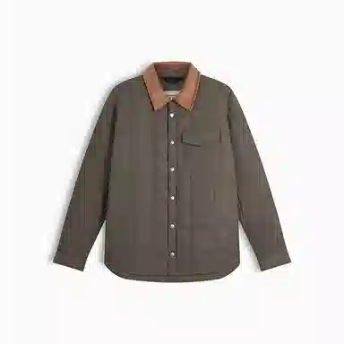 Calvin Klein Colorblock Corduroy Down Jacket