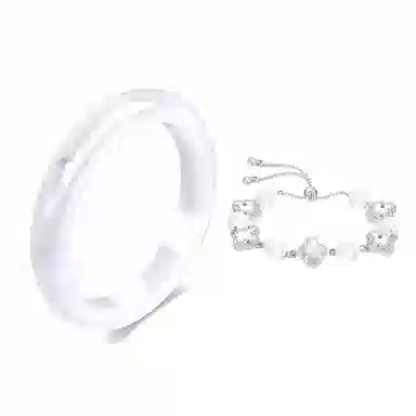 翡翠王朝 【一物一证】樱花粉冰透 逃之夭夭 轻奢设计款 少女粉佩戴款 马达加斯加高冰透亮 母亲 女神专属款  水晶 手镯 女款