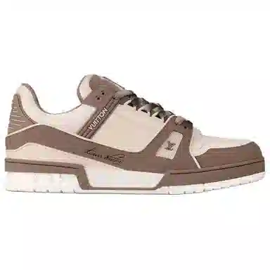 LOUIS VUITTON Trainer Low Grey Brown