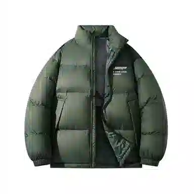 鸭鸭 新年战袍简约加厚保暖休闲宽松套头无性别连帽暗黑羽绒服 男女同款