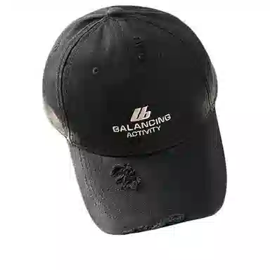 艾佳微 美式复古户外防晒遮阳帽大头围字母多色可选 棉 鸭舌帽 男女同款情侣款