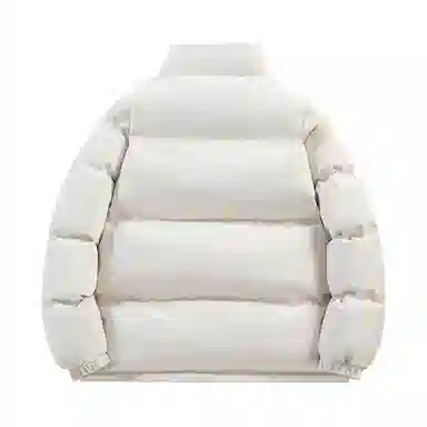 鸭鸭 美式幻影渐变新年战袍加厚保暖鸭绒休闲宽松立领短款无帽暗黑外套羽绒服 男女同款