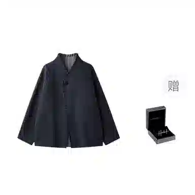 HERBEL Cashmere Silk Coat Single Button