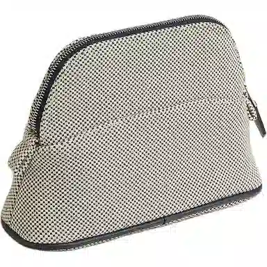 Hermes Bolide Casaque Ocean Blue Beige Mini Pouch