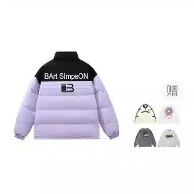 The Simpsons Retro Letter Colorblock Jacket