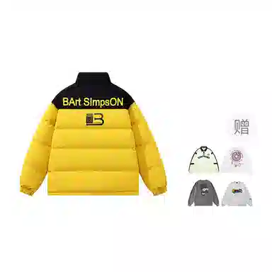 The Simpsons Retro Letter Colorblock Jacket