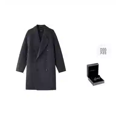 HERBEL Classic Double-Breasted Wool Coat