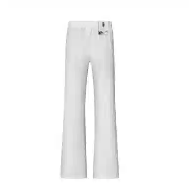 布客行 美式复古垂感高街亲肤透气直筒弯刀针织运动卫裤子百搭阔腿花卉显高显瘦显腿弹力微喇休闲裤 男女同款